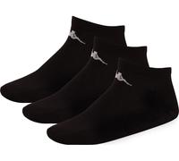 Kappa Calze alte alla caviglia in confezione da 3 708068 Einheitsgröße Nero