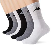 Kappa Calze Sportive per Uomo, Multicolore, 43/46 (pacco da 6)