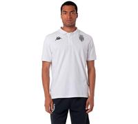 Kappa As Monaco 24/25 Acramy Short Sleeve Polo Bianco M Uomo