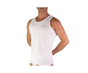 Kappa - Canotta Uomo K1325 Spalla Larga in Cotone