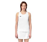 Kappa - Canottiera, Donna, Bianco, Poliestere, Palestra. Ipef, Taglia: XL
