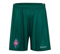 Kappa CF Amorebieta-Pantaloni da Trasferta, Pantaloncini Unisex-Bambini, Verde/Bianco, 6 Anni
