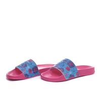 Kappa - Ciabatte con Tomaia in Materiale Sintetico, Suola in EVA e Logo Omini sulla Fascia, Donna, Rosa e Azzurro, Taglia 39