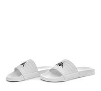Kappa - Ciabatte, Uomo Donna, Bianco, Plastica Espansa, Piscina. Logo Sarty, Taglia: 46