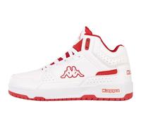 Kappa Codice Stile: 243316 Jonsha, Scarpe da Ginnastica Unisex-Adulto, Bianco Rosso, 44 EU