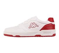 Kappa Codice Stile: 243323mf Broome Low MF Unisex, Scarpe da Ginnastica Adulto, Bianco Rosso, 41 EU
