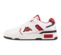 Kappa Codice Stile: 243362 Sedley, Scarpe da Ginnastica Unisex-Adulto, Bianco Rosso, 38 EU