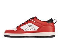 Kappa Codice Stile: 243393 Alid Low Unisex, Scarpe da Ginnastica Adulto, Bianco Rosso, 44 EU