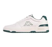 Kappa Codice Stile: 243405 Coda Low Unisex, Scarpe da Ginnastica Adulto, White Dk Green, 40 EU