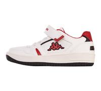 Kappa Codice Stile: 261098k Yeldes K Unisex Kids, Scarpe da Ginnastica, Bianco Rosso, 28 EU