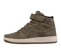 Kappa Codice Stile Unisex: 242799 Bash Mid Fur Sneaker, Nero Militare., 44 EU