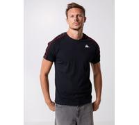 Kappa - COEN SLIM 222 BANDA TEE Nero - Abbigliamento S Nero