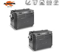 KAPPA Coppia Valigie Laterali K'Force Monokey 48LT Alluminio Nero Moto