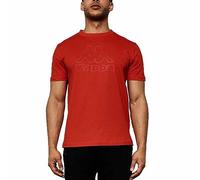 Kappa Cremy Tee, Maglietta Uomo, Rosso, M