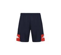 Kappa Daggo Pantaloncini, Blu/Rosso, XL Uomo