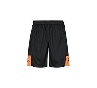 Kappa Daggo Pantaloncini, Nero/Arancione, L Uomo