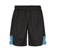 Kappa Daggo Pantaloncini, Nero/Blu, M Uomo