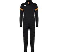Kappa Dalcito Tuta da ginnastica, Nero / Arancione, 10 anni Unisex - Bambini e ragazzi