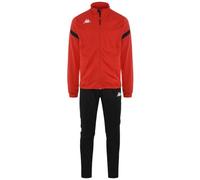 Kappa Tuta da ginnastica Dalcito Rosso/Nero XXL Unisex