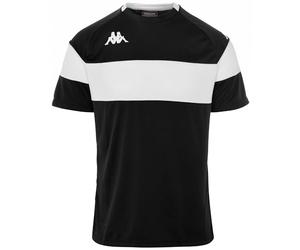 Kappa Dareto Maglietta, Nero/Bianco, 12 Anni Unisex-Bambini e Ragazzi