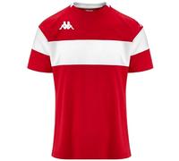 Kappa t-shirt da uomo in poliestere rosso da fitness | Kappa M