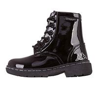 Kappa Deenish Shine K Unisex Kids Scarpe per jogging su strada Unisex - Bambini e ragazzi, Nero (Black/Silver), 31 EU