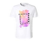 Kappa Emiro Tbar, Maglietta Uomo, Bianco, L