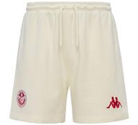 Kappa Eroi Shorts Tunisia - Pantaloncini da Calcio da Uomo | 100% Cotone Interlock Slim Fit | Tasche Laterali | Kappa Gara 2026/27