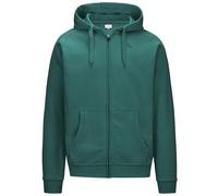 Kappa - Felpa con Cappuccio e Zip, Uomo, Verde, Cotone, Sportivo. Logo Jack Slim, Taglia: S