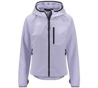Kappa - Felpa con Zip, Donna, Viola, Poliestere, Outdoor, 3CENTO 319, Taglia: M
