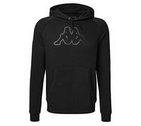 Felpa con cappuccio Kappa Zaiver nero grigio - XXL
