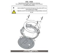 KAPPA Flangia per borsa da serbatoio Tanklock Yamaha FZ6 2004-2006