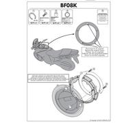 KAPPA Flangia Per Borsa Da Serbatoio Tanklock Per Ducati Monster 821 2015-2020