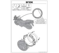 KAPPA Flangia Per Borsa Serbatoio Tanklock Per Honda Crosstourer 1200 2012-2019