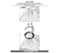 KAPPA Flangia Per Borsa Da Serbatoio Tanklock Per Voge Valico 525 DSX 2023