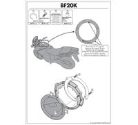 KAPPA Flangia Per Borsa Serbatoio Tanklock Per Honda Crosstourer 1200 2012-2019
