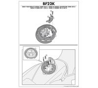 KAPPA Flangia Per Borsa Serbatoio Tanklock Per BMW R 1200 GS Adventure 2006-2013