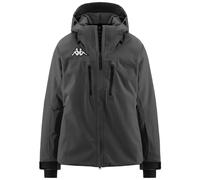 Kappa Giacca 6cento 611P Grey Asphalt/Black da Uomo S Grigio