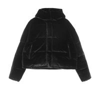 Kappa - Giacca in Velluto Nero con Cappuccio Rimovibile - - Jackets - Donna - Nero - L