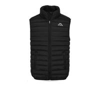 Kappa Gilet da Uomo, Trapuntato in Tessuto Navetta di Nylon Logo ASTROVEST (Black, XL)
