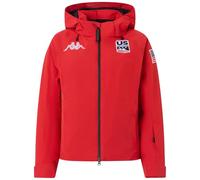 Kappa - Giubbotto, Donna, Rosso, Cotone, Sci, 8Cento 810 Us, Taglia: S