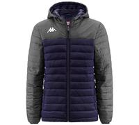 Kappa - Giubbotto, Uomo, Blu, Poliestere, Palestra, KAPPA4TRAINING LAMEZIO, Taglia: L