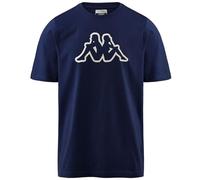 Kappa IT - Maglietta da Uomo con Logo Blu Marino