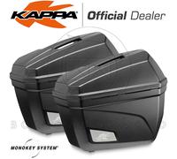 KAPPA K22 COPPIA VALIGIE RIGIDE LATERALI MONOKEY K22N 22LT = GIVI E22 PER MOTO
