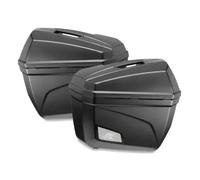 KAPPA K22N COPPIA VALIGIE LATERALI MONOKEY LITRI 22+22 NERO GROFFATO PER MOTO