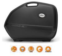 KAPPA - K33NDX valigia laterale destra MONOKEY SIDE nera goffrata 33 litri