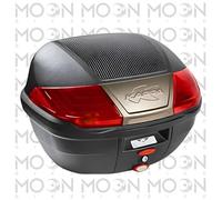 Kappa K400N Bauletto Monolock 40 Litri Nero Carbon Look Moto Scooter Universale