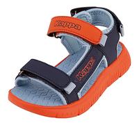Kappa Kana Mf K Sandali Unisex - Bambini e ragazzi, Arancione (Orange/Navy), 34 EU