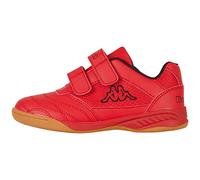 Kappa Kickoff Oc Scarpe da ginnastica Unisex - Bambini e ragazzi, Rosso (Red/Black), 35 EU