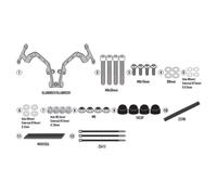 KAPPA Kit Attacchi Per Parabrezza Per CFMoto 650NK 2021-2023